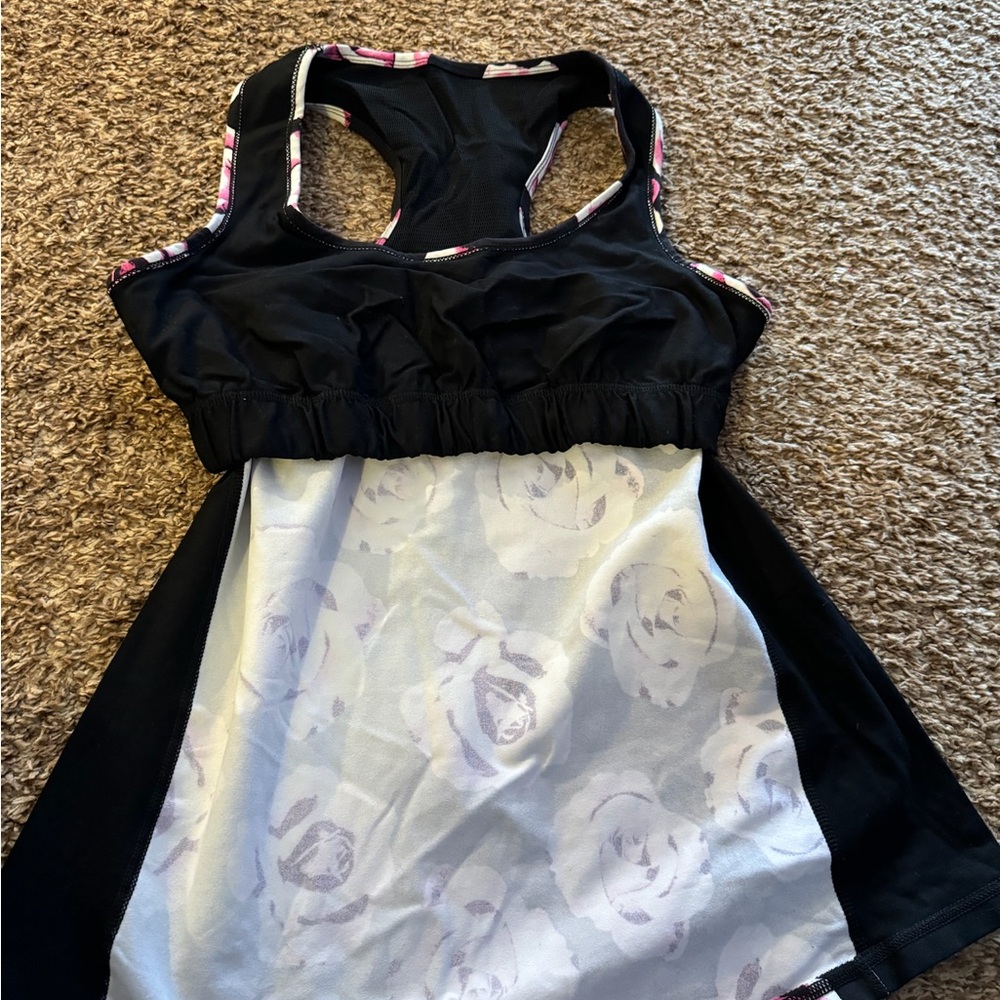 Floral Racerback Women's Top - Picture 4 of 4
